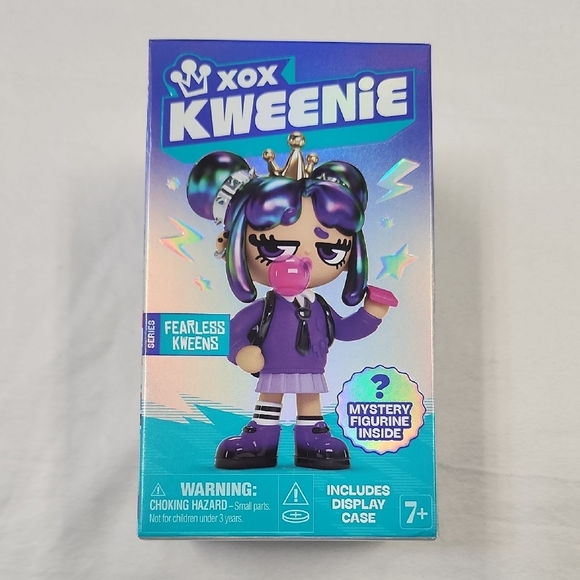 NEW XOX KWEENiE Fearless Kweens Mystery Figurine Inside Purple NIB - Picture 1 of 14